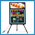 High quality outdoor aluminium alloy tempered glass neon led flashing boards with remote control advertising for shops